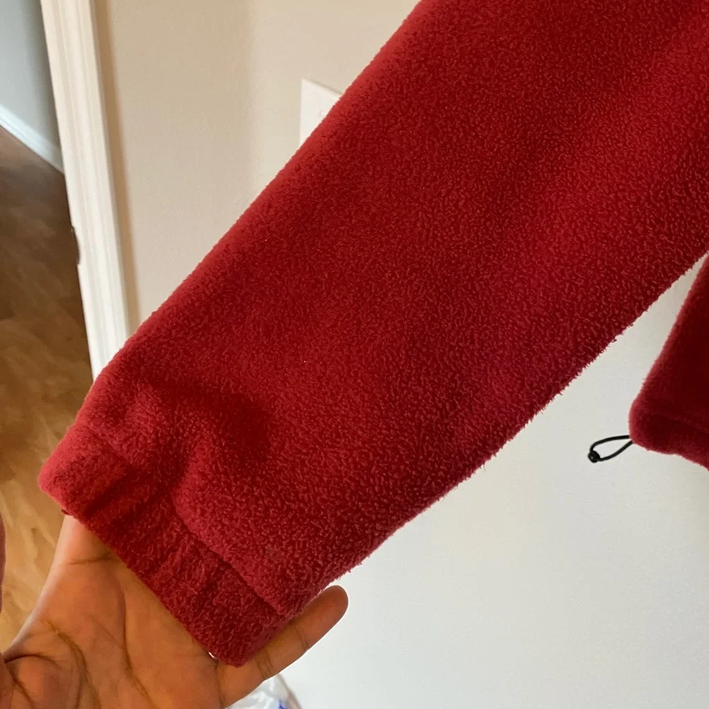 Columbia burgundy fleece zip up.